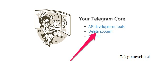 Telegram Deactivation Page - Permanently delete Telegram account