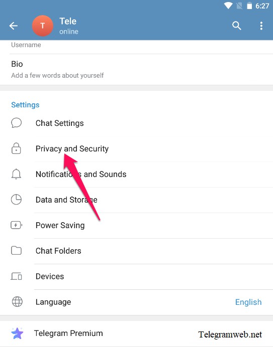 How to delete Telegram account on Android