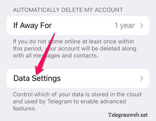 How to delete contacts in Telegram