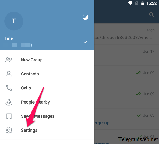 How to change name in Telegram (using Android)