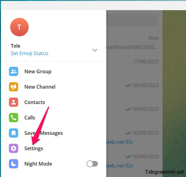 How to change name in Telegram (using Telegram PC)