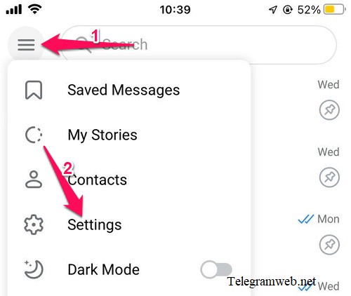 How to enable sensitive content on telegram iPhone & Android